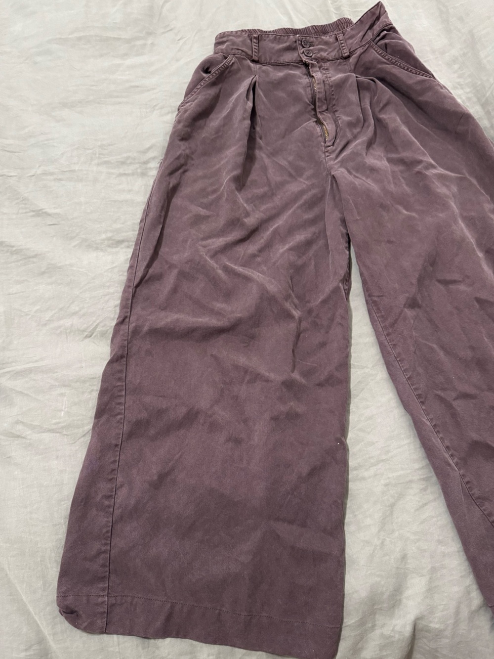 Vintage Wide-Leg Trouser Pants - Picture 2 of 4